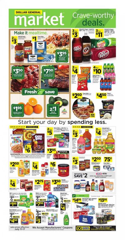 Dollar General (TN) Weekly Ad Flyer July 11 to July 17