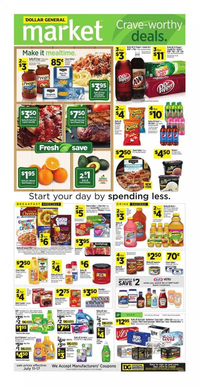 Dollar General (MS) Weekly Ad Flyer July 11 to July 17