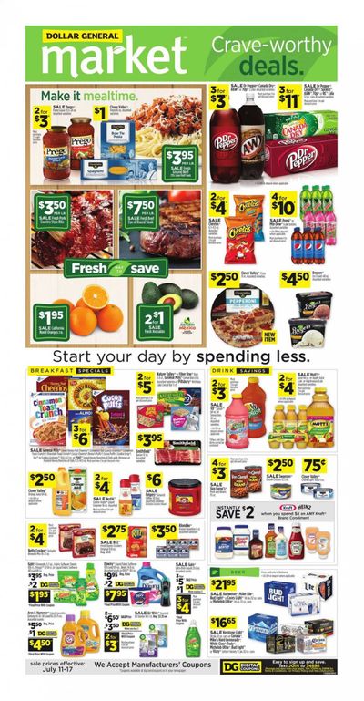Dollar General (OK) Weekly Ad Flyer July 11 to July 17