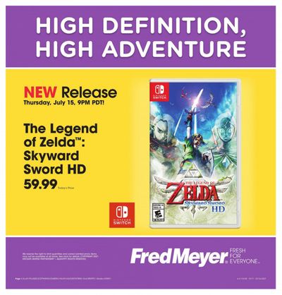Fred Meyer (DC, DE, NJ, NY, PA, VA) Weekly Ad Flyer July 13 to July 16