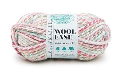 Lion Brand Yarn 640-619 Wool-Ease Thick & Quick Yarn, One Size, Carousel $7.97 (Reg $12.72)