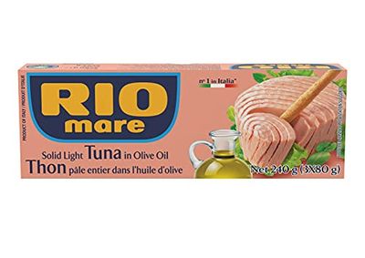 Rio Mare - Solid Light Tuna in Olive Oil, Canned Tuna, High in Protein, 80g 3 Count $4.27 (Reg $5.49)