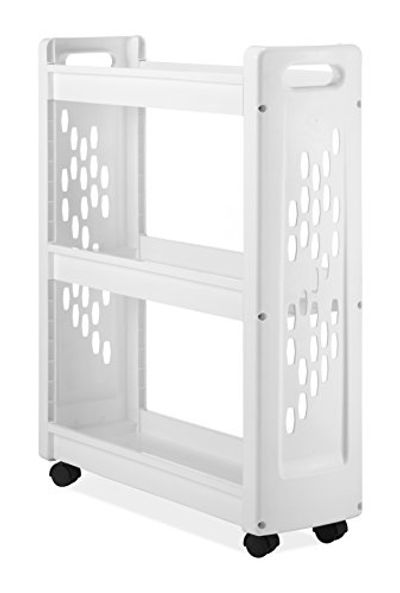 Whitmor 3 Tier Rolling Laundry Cart White $52.97 (Reg $55.83)