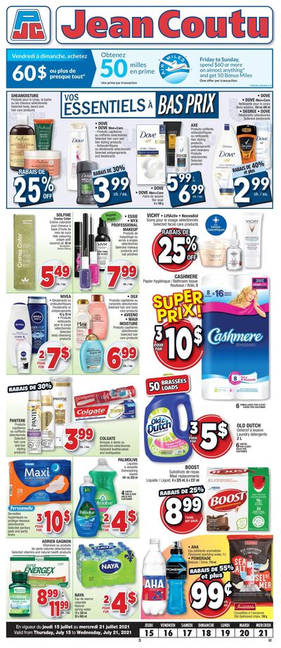 Jean Coutu (QC) Flyer July 15 to 21
