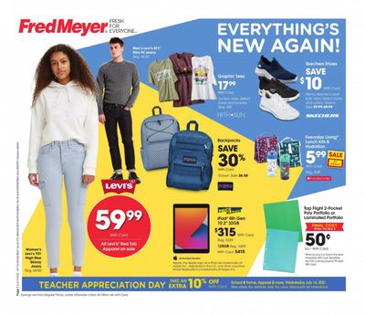 Fred Meyer (DC, DE, NJ, NY, PA, VA) Weekly Ad Flyer July 14 to July 20
