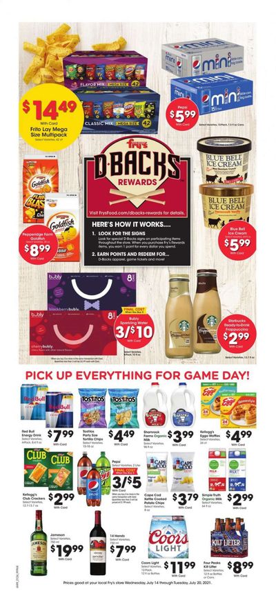 Fry’s (AZ) Weekly Ad Flyer July 14 to July 20