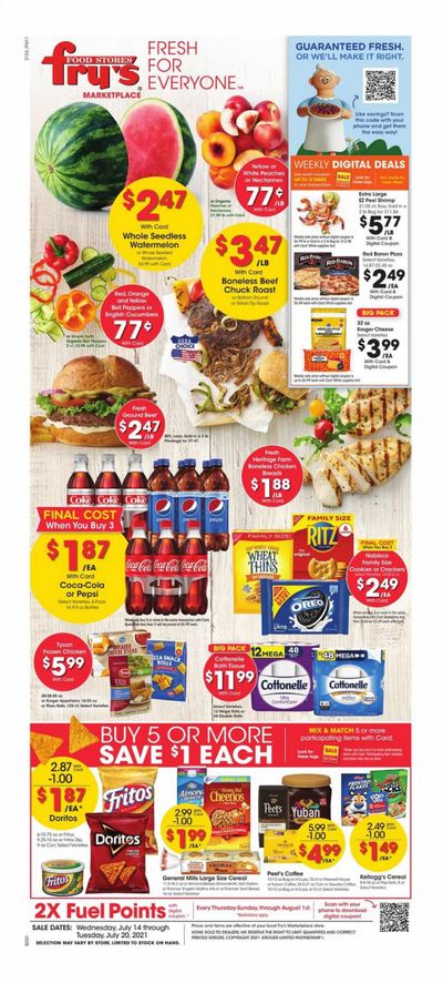 Fry’s (AZ) Weekly Ad Flyer July 14 to July 20
