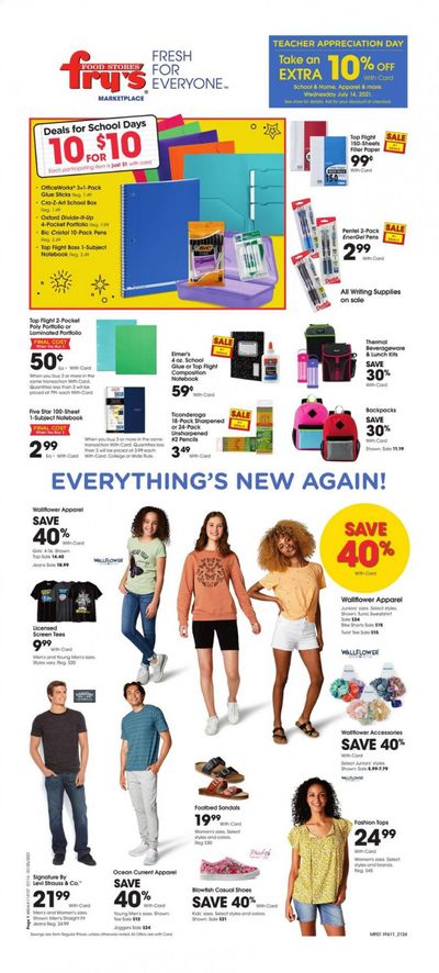 Fry’s (AZ) Weekly Ad Flyer July 14 to July 20