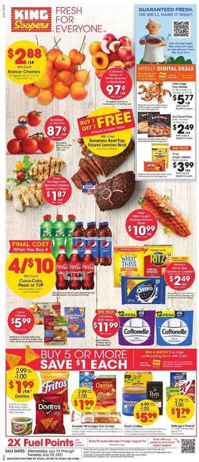 King Soopers (CO) Weekly Ad Flyer July 14 to July 20
