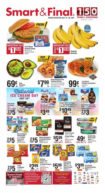 Smart & Final (AZ, CA) Weekly Ad Flyer July 14 to July 20