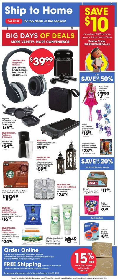 Smith's (AZ, ID, MT, NM, NV, UT, WY) Weekly Ad Flyer July 14 to July 20