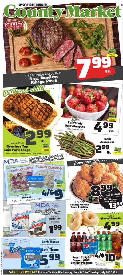 County Market (IL, IN, MO) Weekly Ad Flyer July 14 to July 20
