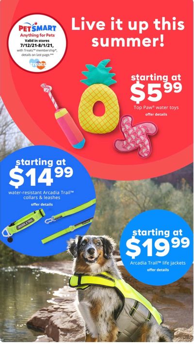 PetSmart Weekly Ad Flyer July 12 to August 1