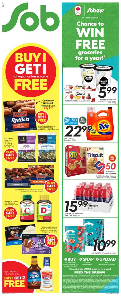 Sobeys (ON) Flyer July 15 to 21
