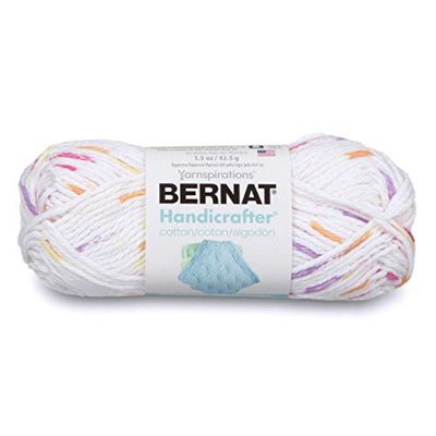 Bernat Handicrafter Cotton Ombre Yarn-(4) Medium Gauge 100% Cotton-1.5gr-Floral Prints - Machine Wash & Dry $1.97 (Reg $5.97)