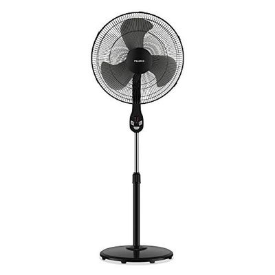 PELONIS 18" Quiet Oscillating Pedestal Fan with LED Display, Remote Control, 3 Speeds and Modes, 7.5h Programmed Timer for Home and Office, Glossy Black $68.05 (Reg $89.34) PELONIS 18" Quiet Oscillating Pedestal Fan with LED Display, Remote Control, 3 Speeds and Modes, 7.5h Programmed Timer for Home and Office, Glossy Black $68.05 (Reg $89.34)