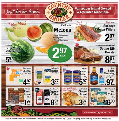 Country Grocer (Salt Spring) Flyer July 14 to 19