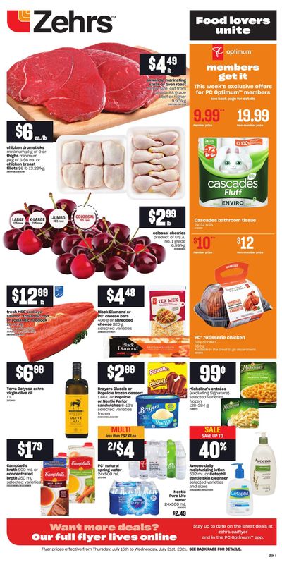 Zehrs Flyer July 15 to 21