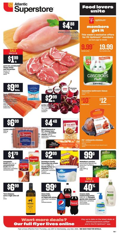 Atlantic Superstore Flyer July 15 to 21