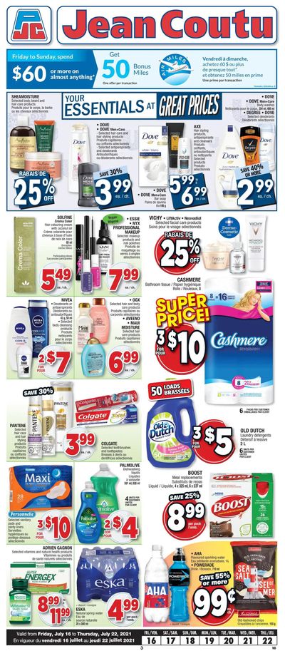 Jean Coutu (NB) Flyer July 16 to 22