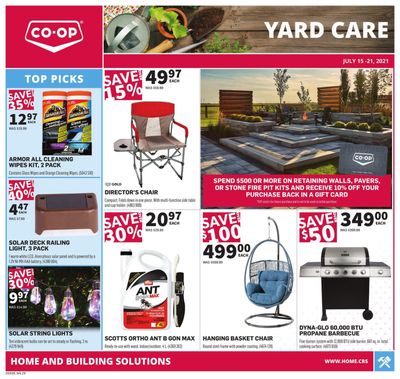 Co-op (West) Home Centre Flyer July 15 to 21