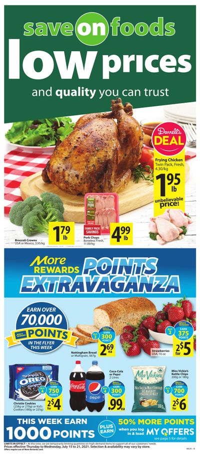 Save on Foods (AB) Flyer July 15 to 21