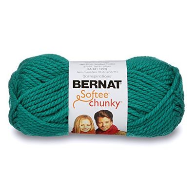 Bernat 16112828200 Softee Chunky Yarn, Emerald, 1 Pack $4.27 (Reg $10.33)