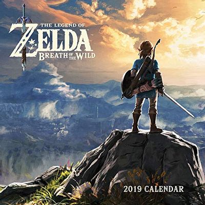 Legend of Zelda: Breath of the Wild 2019 Wall Calendar $4.88 (Reg $18.99)