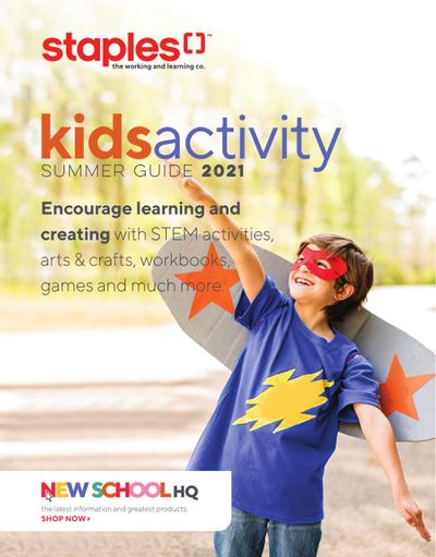 Staples Kids Activity Summer Guide July 14 to 20