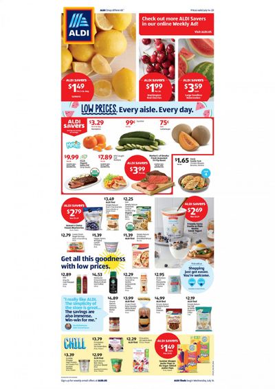 ALDI Weekly Ad Flyer July 14 to July 20