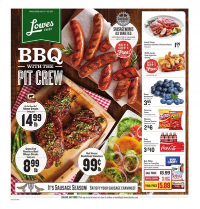Lowes Foods (NC, SC) Weekly Ad Flyer July 14 to July 20