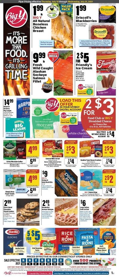 Big Y (CT) Weekly Ad Flyer July 15 to July 21 Big Y (CT) Weekly Ad Flyer July 15 to July 21