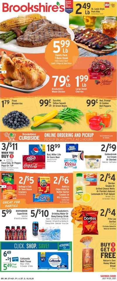 Brookshires (AR, LA, TX) Weekly Ad Flyer July 14 to July 20