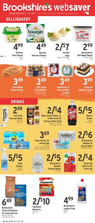 Brookshires (AR, LA, TX) Weekly Ad Flyer July 14 to July 20