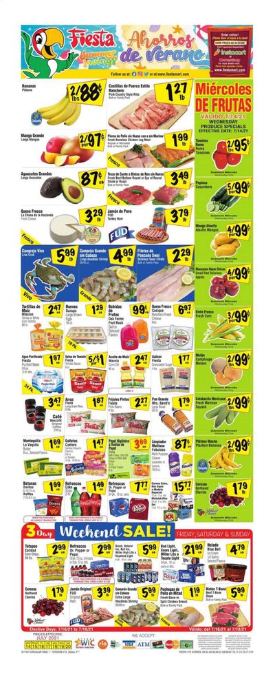 Fiesta Mart (TX) Weekly Ad Flyer July 14 to July 20