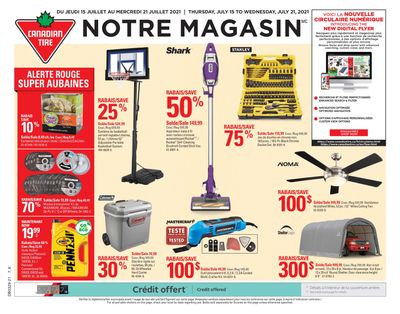 Canadian Tire (QC) Flyer July 15 to 21