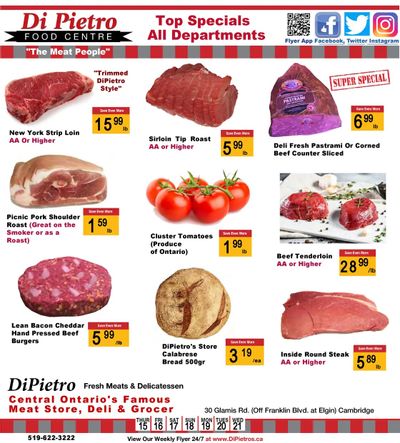 Di Pietro Food Centre Flyer July 15 to 21