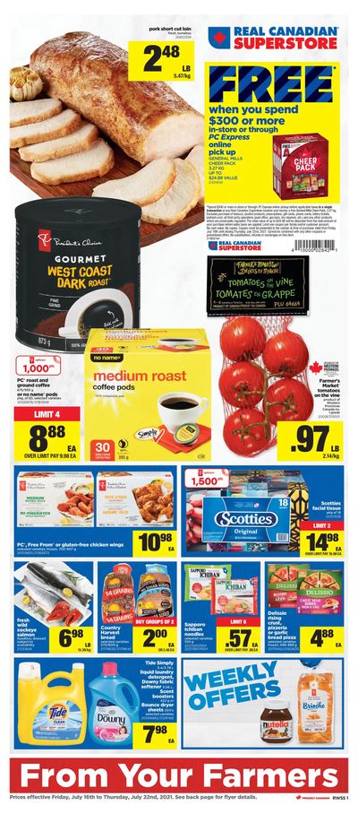 Real Canadian Superstore (West) Flyer July 16 to 22