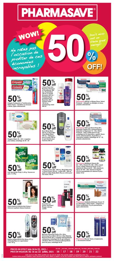 Pharmasave (NB) Flyer July 16 to 22