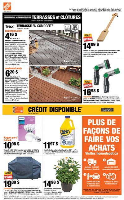Home Depot (QC) Flyer July 15 to 21