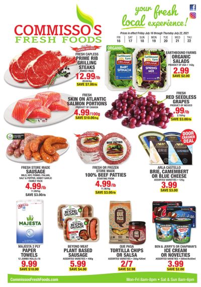 Commisso's Fresh Foods Flyer July 16 to 22