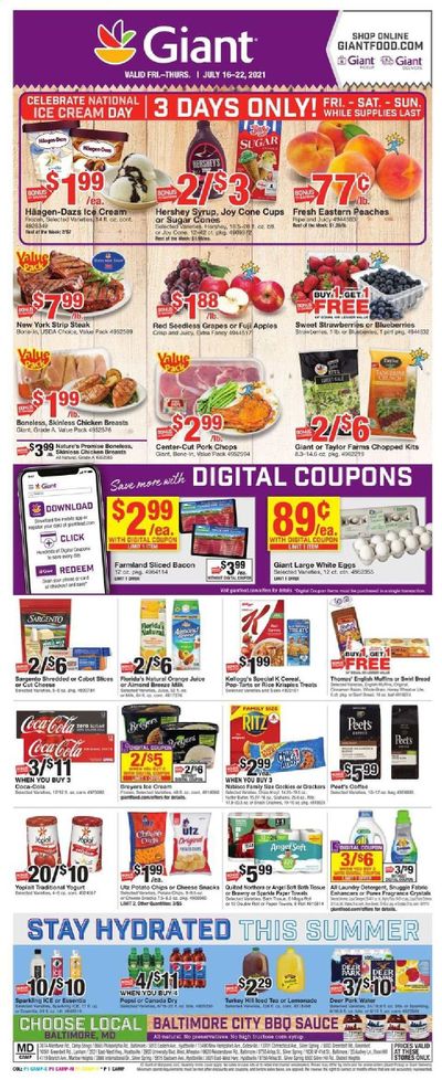 Giant Food (DE, MD, VA) Weekly Ad Flyer July 16 to July 22