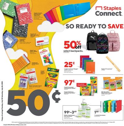 Staples Weekly Ad Flyer July 18 to July 24