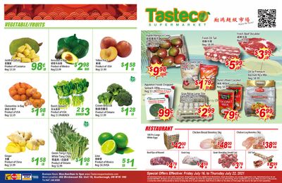 Tasteco Supermarket Flyer July 16 to 22