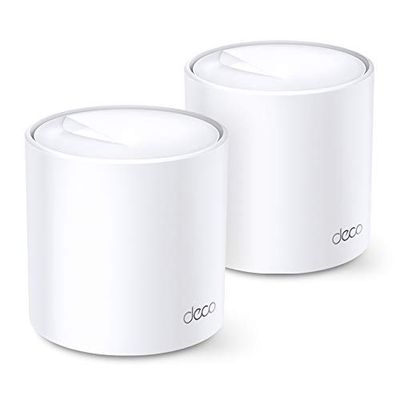 TP-Link WiFi 6 Mesh WiFi AX1800 Whole Home Mesh WiFi System - Covers up to 4,000 Sq. Ft, Replaces Routers and WiFi Extenders, Parental Control (Deco X20 2-Pack) $199.99 (Reg $329.99)