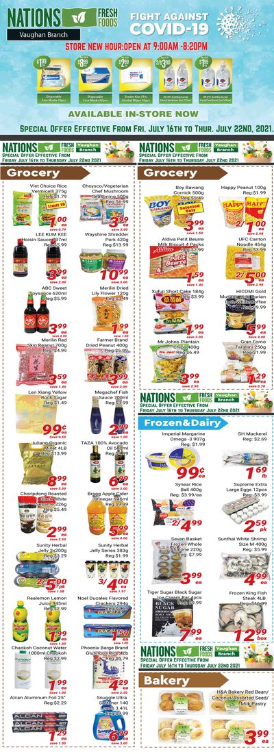 Nations Fresh Foods (Vaughan) Flyer July 16 to 22