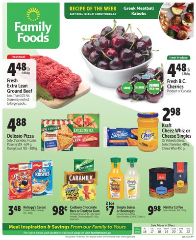Family Foods Flyer July 16 to 22