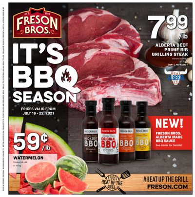 Freson Bros. Flyer July 16 to 22