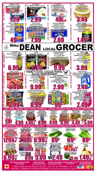 Mike Dean's Super Food Stores Flyer July 16 to 22