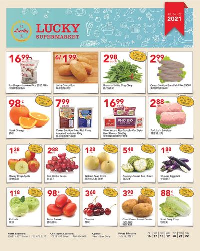 Lucky Supermarket (Edmonton) Flyer July 16 to 22